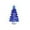 Blue, variant on Clearance Christmas Decoration! Skegnu Christmas Trees Tabletop Mini Christmas Tree Glass Ornaments Small Glass Christmas Tree Christmas Dollhouse Miniature Mini Winter Figurines