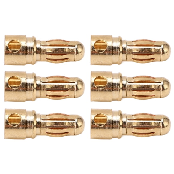 Conector tipo banana, conector tipo banana de 10 piezas Conectores tipo banana de buen metal Conector tipo banana Funcionalidad de alta precisión