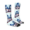 thumbnail image 3 of Haiem Cute Gnomes in USA Socks, Funny Novelty Crazy Design Cotton Socks Sports Socks Knee High Socks For Men, Women,1Pairs - Gift For Working Friends, 3 of 9