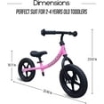 thumbnail image 3 of Balance Bike -Lightweight Toddler Bike - No Pedal with Adjustable Handlebar and Seat - Ideal Training Bicycle for Kids - Multiple Colors, 3 of 6