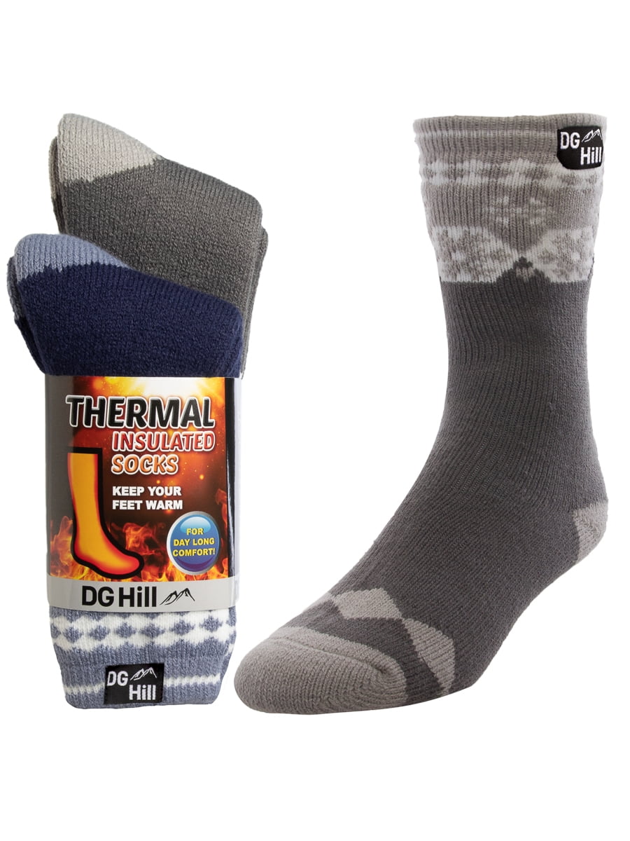 Mens Warm Wool Socks Thick Winter Comfort Thermal Crew Socks 
