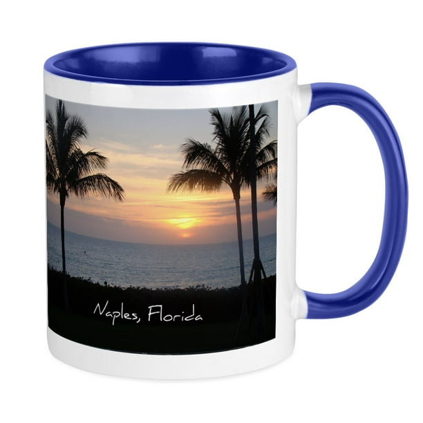 CafePress - Naples, Florida Mugs - Ceramic Coffee Tea Novelty Mug Cup 11 oz
