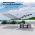 thumbnail image 3 of MOALCOFER 10FT Cantilever Patio Umbrella with Windroof for Garden & Patio, 3 of 9