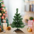 thumbnail image 5 of Lilixerw 13.7Inch Tabletop Artificial Christmas Tree,Realistic Desktop Decor with Foldable Branches for Home Office Party,Xmas Indoor Decoration,Green, 5 of 6