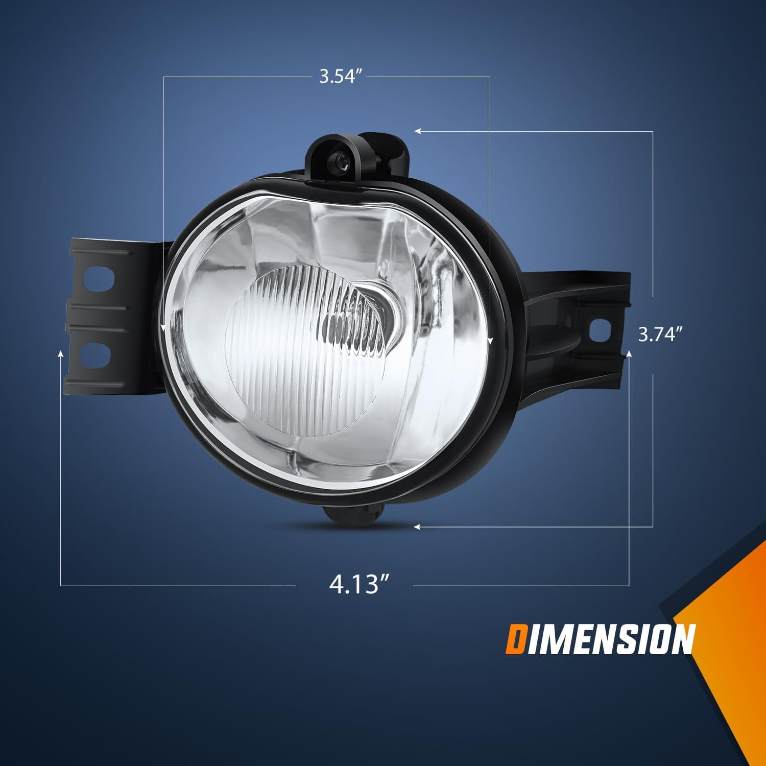 Nilight Fog Lights Assembly Compatible with 2002 2003 2004 2005 2006 2007 2008 Dodge Ram 1500 2003-2009 Ram 2500 3500 2004 Durango 2nd Generation 2005 2006 Durango w/9006 55W bulbs