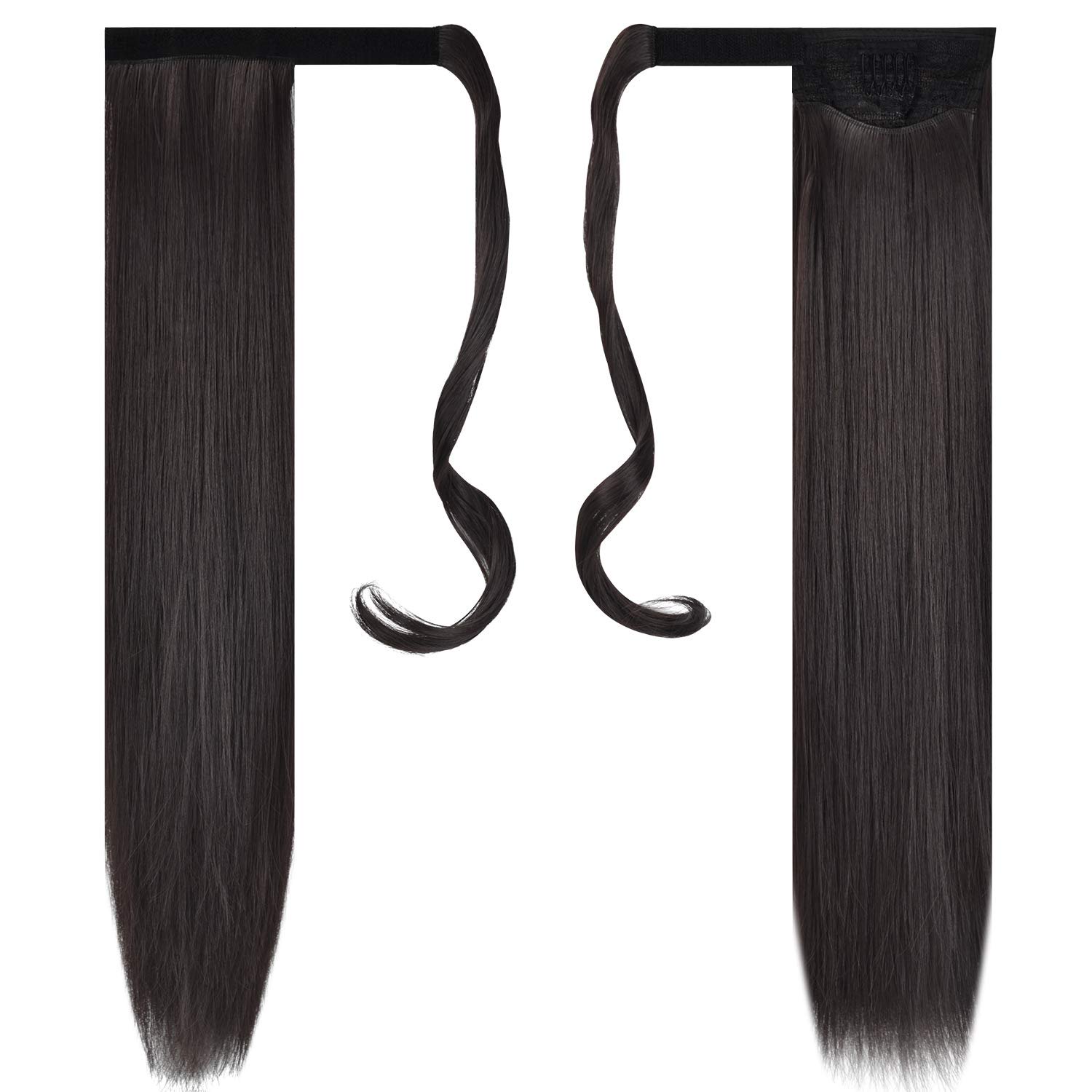 Extension Queue De Cheval Blanche 70 Cm - Postiche Lisse, Synthétique, Neuf Avec étiquettes
