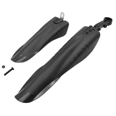 Black Adjustable Mountain Bicycle Cycling Front Rear Tire Fenders Mud