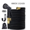 thumbnail image 3 of (Black)50 ft Heavy Duty Expandable Water Garden Hose, 3 of 8