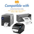 thumbnail image 3 of GHSDFBB OfficeSmart Labels ZR1300100-3x1 Inch Removable Direct Thermal Labels / Compatible with Zebra Printers (20 Rolls, White, 1375 Labels Per Roll, 1 inch Core), 3 of 7