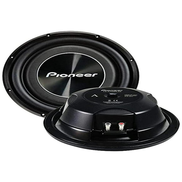Pioneer TS-A3000LS4 12 Zoll / 30cm 400W Flach-Subwoofer, 2X 2 Ohm, Einbautiefe: 90mm