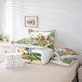 thumbnail image 5 of Manfei Elephant Lion Monkey Giraffe 7-Piece Twin Bedding Sets,Woodland Animal Bedding Comforter Set,Chic Flower Breathable Sheet Sets,Ultra Soft Wildlife Room Decor,Reversible, 5 of 7