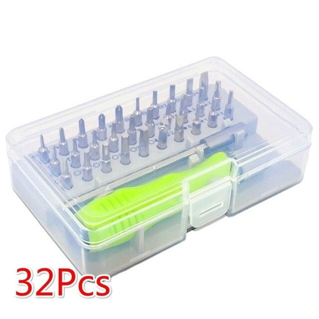Juego de destornilladores 32 en 1 para reparación de herramientas Dengxun unisex