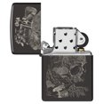 thumbnail image 5 of Zippo Skull Mushroom Design High Polish Black Pocket Lighter, 5 of 6