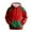 Green a3, variant on LWITHSZG Christmas Hoodies for Men Trendy Red and Green Hooded Sweatshirt Festival Outfits Fall Winter Warm Long Sleeve Going Out Tops with Pocket Size S