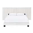 thumbnail image 1 of Queen One Box Channeled Wall Bed- Ivory White, 1 of 8