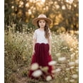 thumbnail image 4 of 2Bunnies Girls' 2T-10Y Scalloped Lace Top Tulle Flower Girl Dress, 4 of 4