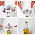 thumbnail image 3 of Taponadora manual de botellas con doble palanca para botellas de champán y cerveza. Acero Metal, 3 of 9