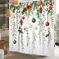 thumbnail image 2 of Tchckioa 72x84 Inch Shower Curtain for Bathroom,Merry Christmas Waterproof Hooks Bath Curtain Decor, 2 of 6