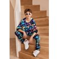 thumbnail image 4 of Arshiner Boys Sweatsuit Color Blocking Pullover Sweatshirt and Camouflage Pants Boys Fall Outfits, 4 of 6