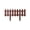 C, variant on Mini Garden Fence Decorative Plastic Picket Yard Fence No-Dig Landscape Border for Garden, Lawn, Flower Beds