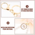 thumbnail image 3 of BESTYASH 2-Pack Bag Hanging Ornaments with Ribbon and Metal Bow Keychain Charms for Women Daily Use Accessories, 3 of 7