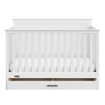 thumbnail image 3 of Graco Tristan Convertible Baby Crib with Drawer, White, 3 of 8