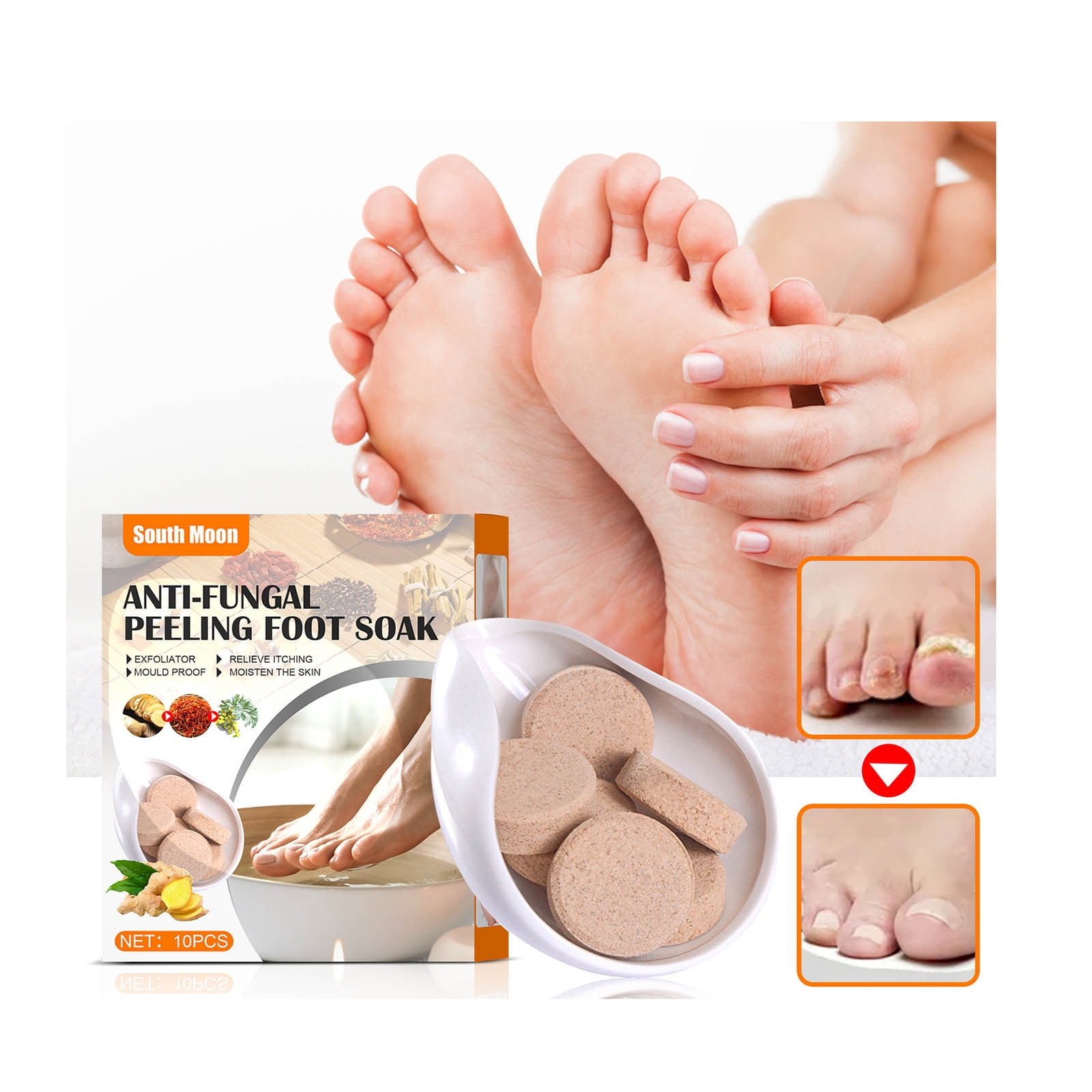 TANGNADE Foot Soak Stubborn With For Scent Tired Feet Softens Foot Odor Athletes Soothes Foot 