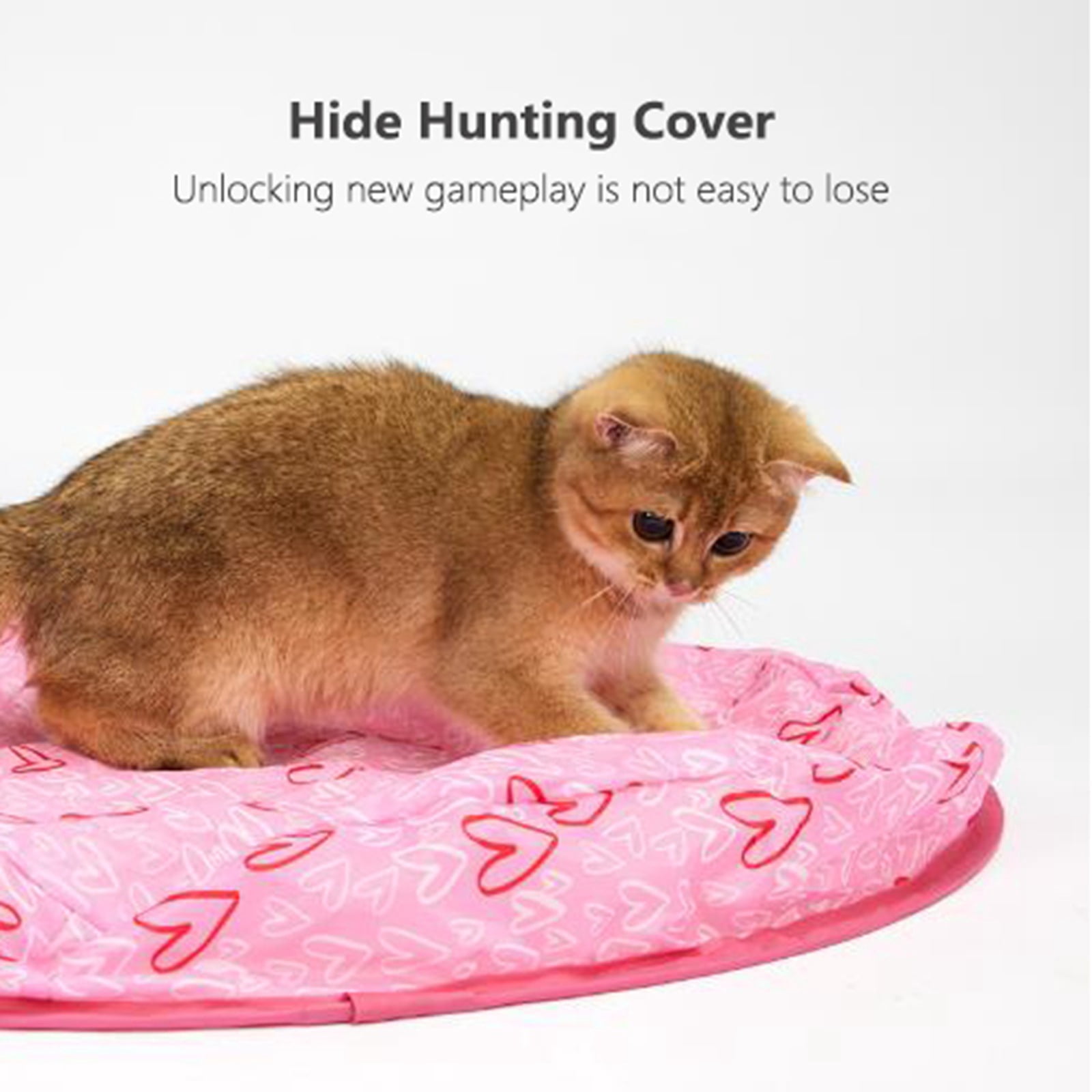 Simulated Interactive Hunting Cat Toy - Electronic Automatic Cat Toy,Simulated Cat Hunting Toy Cat Ball Toy - Smart Obstacle Avoidance and Quiet Rolling
