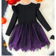 thumbnail image 6 of SUYIDA Girls Lace Tutu Party Dress, Elegant Mesh Yarn Birthday Gown, Halloween Festive Formal Wear for Toddler Little Kids, 6 of 6