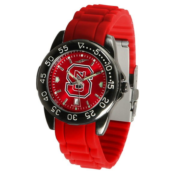 Red NC State Wolfpack FantomSport AC AnoChrome Watch
