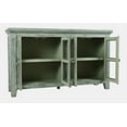 thumbnail image 4 of Jofran Rustic Shores 54" Coastal Distressed Acacia Four-Door Credenza Sideboard Cabinet, 4 of 9