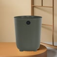 thumbnail image 6 of Kitchen Trash Can, Step-On Garbage Can with Lid, Tall Kitchen & Bathroom Trash Can, Small Office Waste Bin, Green - Xuniizn, 6 of 7