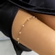thumbnail image 1 of Bikini perla muslo cadena joyería simple pierna muslo cadena verano playa cuerpo accesorios joyería para mujeres (cuenta), 1 of 5