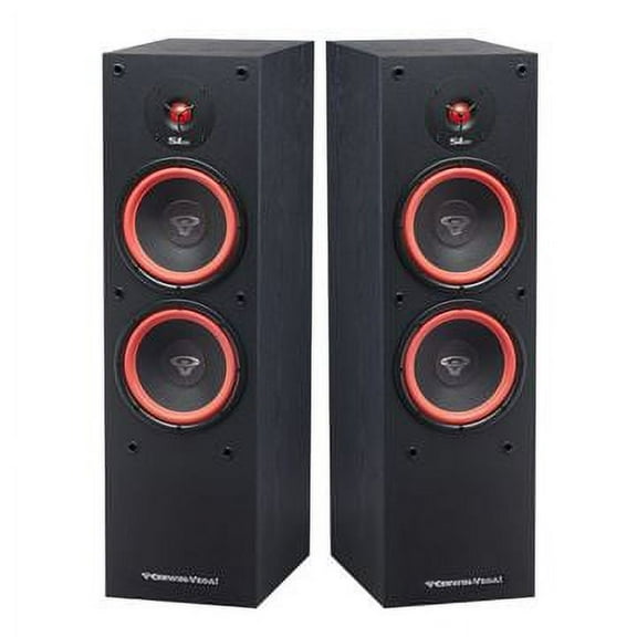 Cerwin-Vega SL-28 300 Watt Continuous Power Floor Standing Speakers, 2 Count