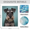 thumbnail image 3 of Diamond Art Kit for Adults, Dog Portrait Expression Alert Ears Diamond Painting for Adults Beginners, DIY Diamond Art Painting Kits, 5D Diamond Painting Crafts for Home Decor 12x16 Frameless, 3 of 7