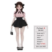Bjd Doll Joan 1/4 Charming Dancer Body New Design Optimistic College Sweet Style Big Bust and Hip Slim Waist Ball Jointed Dolls