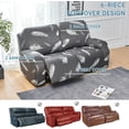 thumbnail image 4 of Recliner Slipcovers -Pieces Lazyboy Recliner Covers Recliner Couch Covers Recliner Chair Cover Non Slip Reclining Slipcovers with Storage Pockets Furniture Protector for Living Room, 4 of 7