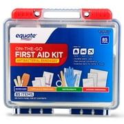(2 pack) (2 pack) Equate On-The-Go First Aid Kit, 85 Items