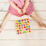 1 Set Wooden Russian Alphabet Puzzle for Learning Educational Letter Game