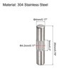 thumbnail image 2 of 4x20mm 304 Inoxidable Acero Espiga Pasadores, 20uds Centro Estriado Plano Chaflanado Extremo Espiga Pasador, Madera Litera Cama Estante Picas Soporte Estantes Fijar Elementos, 2 of 5