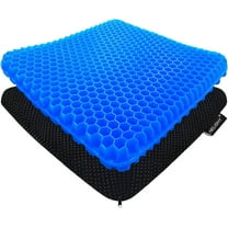 Gel Seat Cushion for Long Sitting - 1.65inch Double Thick Cooling Egg Back, Hip, Sciatica, Coccyx, Tailbone Pain Relief Office Chair Car – Wheelchair Cushions