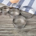 thumbnail image 4 of 5Pcs Stainless Steel Round Biscuit Mold Cookie Cutter for Cookies, 4 of 8