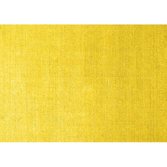 Ahgly Company Indoor Rectangle Oriental Yellow Industrial Area Rugs, 7' x 9'