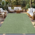 thumbnail image 2 of Vintage Forest Green Outdoor Rug 3x5 Ft - Reversible Patio Rug Outdoor Camping Rugs, Farmhouse Retro Solid Color Linen Texture Indoor Outdoor Area Rugs, Non-Slip Outdoor Carpet Runner for Deck/Porch, 2 of 8