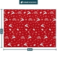 thumbnail image 4 of Manta PAVILIA, 152 x 203 cm, diseño de reno rojo, acogedora para Navidad, 4 of 9