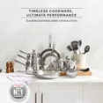 thumbnail image 4 of T-fal Stainless Steel Cook & Strain 18-Piece Cookware Set - Induction Compatible, 4 of 7