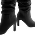 thumbnail image 5 of DREAM PAIRS Women's Slouch Knee High Boots, Round Toe Block Heel Dress Boots, 5 of 5