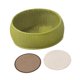 thumbnail image 3 of Cama para gatos y gatitos, resistente a arañazos, redonda, lavable, resistente al desgaste, 50 cm, suministros para mascotas, cesta tejida a mano. Verde, 3 of 8