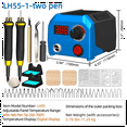 thumbnail image 2 of , Wood Burning Tool, Digitally Adjustable Temperature Wood Burner Kit, Wood Burner Tool Kit US Plug, 2 of 6