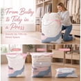 thumbnail image 3 of No Pump Vacuum Storage Bags – Press And Seal Large Vacuum Storage Compression Bags, Keeps Clothes Dry & Dust‑free, No Pump 3D Vacuum Storage Bag for Bulky Bedding & Off‑Season Gear (1, Large), 3 of 7